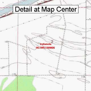   Map   Indianola, Mississippi (Folded/Waterproof)