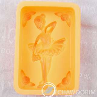 Silicone Soap Molds Moulds   Ballerina girl 3  