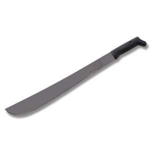  18 Machete with Black Blade and Handle