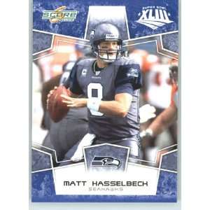  Edition Super Bowl XLIII Blue Border # 280 Matt Hasselbeck   Seattle 