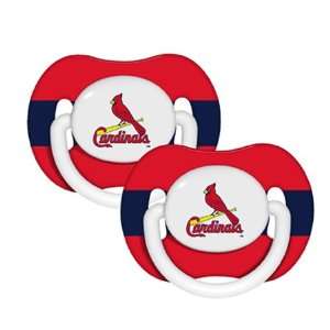  St. Louis Cardinals Pacifiers 2 Pack Safe BPA Free Baby