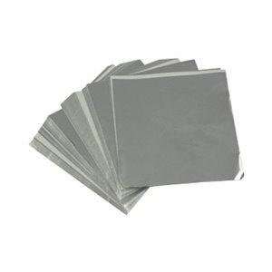  4 X 4 Silver Foil Candy Wrappers