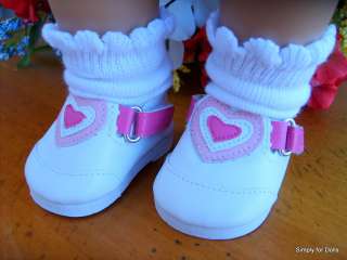   Slip On DOLL SHOES for 18 American Girl Doll 15 Bitty Baby  