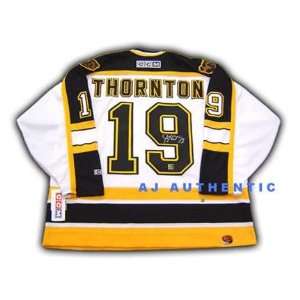  Joe Thornton Signed Uniform   Boston Bruins   Autographed 