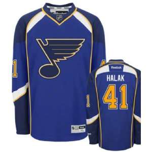  Jaroslav Halak Jersey St. Louis Blues Blue Jersey Hockey 