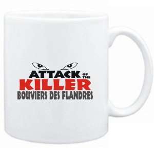 Mug White  ATTACK OF THE KILLER Bouviers Des Flandres  Dogs  