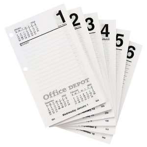  At A Glance(R) Desk Calendar Refill, Without Tabs, 3 1/2in 