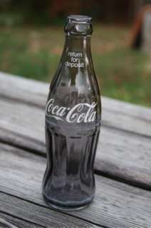 Cola Cola Bottle 6 1/2 White ACL Amethist Pocatello Idaho  