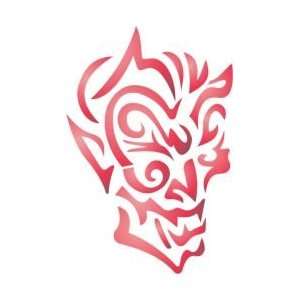  Tattoo Stencil   Devil Face   #L269 Health & Personal 