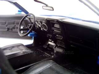 1971 FORD MUSTANG SPORTSROOF BLUE 118 MODEL CAR  