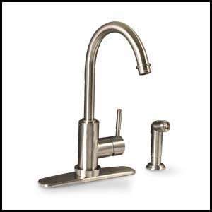  Brushed Nickel Kitchen Faucet   Single Handle Premier 