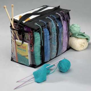   Crocheting knitting Supply Organizer tote Bag no Tangle Free  