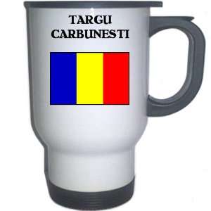  Romania   TARGU CARBUNESTI White Stainless Steel Mug 