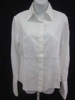 OF THE CLOTH White Button Down Blouse Shirt Sz 46  
