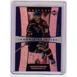  2005 06 UD TRILOGY BRAYDON COBURN #173 ROOKIE Serial #d 