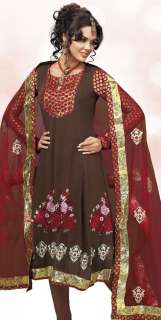 BOLLYWOOD INDIAN/PAKISTAN DESIGNER EMBROIDERY DRESS FABRIC SALWAR 