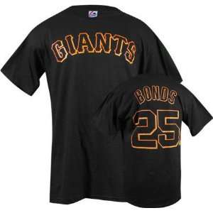  Barry Bonds Majestic Name and Number San Francisco Giants 