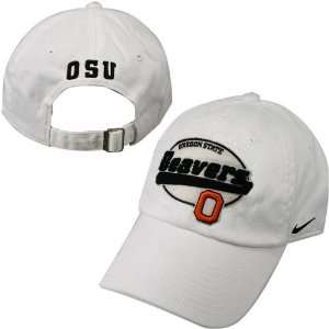  Nike Oregon State Beavers White Max Twill Hat