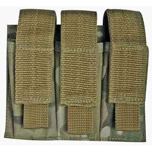    Multi Camouflage Triple Pistol Mag Pouch
