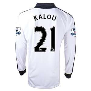  adidas Chelsea 11/12 KALOU Third Long Sleeve Soccer Jersey 