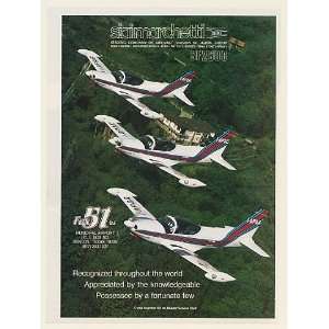  1983 SIAI Marchetti SF 260 C Airplane Aircraft Print Ad 