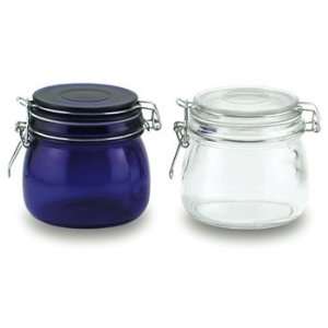  Clear Glass Storage Jar 1/2 Liter