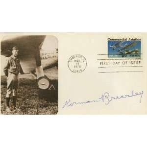  Norman Brearley Autographed Commemorative Philatelic Cover 