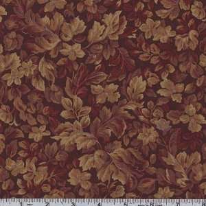 45 Wide Mary Rose Bersailles Foliage Wine Fabric By The 