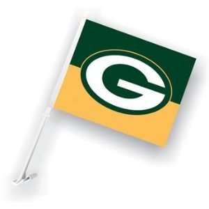  NFL Green Bay Packers 11x14 Car Flags with Bracket ( Set 