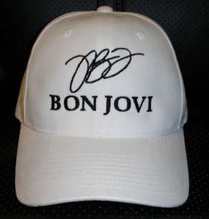 BON JOVI CAP / HAT W/ STITCHED AUTOGRAPH  