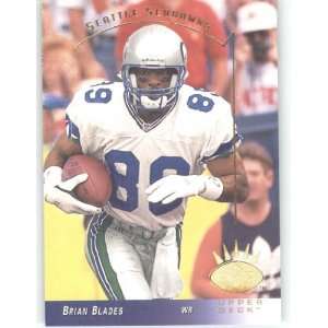  1993 SP #244 Brian Blades   Seattle Seahawks (Football 