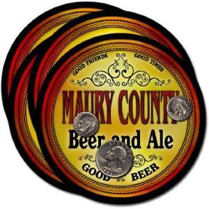 Maury County , TN Beer & Ale Coasters   4pk Everything 