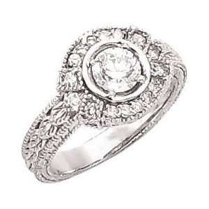   74 CT real diamond engagement ring HIGH BRILLIANCE 