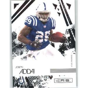 Joseph Addai   Indianapolis Colts   2009 Donruss Rookies and Stars NFL 