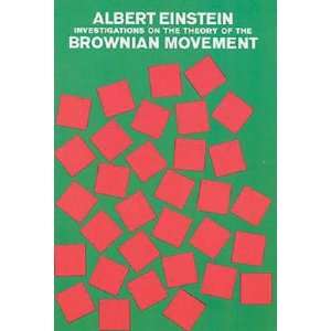  Investigations on the Theory of the Brownian Movement 