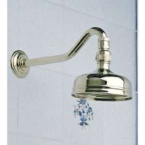  Wall Mounted Showerhead, Arm And Flange In Bru