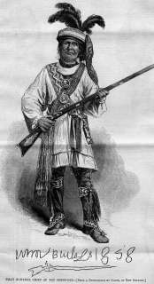 SEMINOLE INDIANS, CHIEF BILLY BOWLEGS IN NEW ORLEANS  