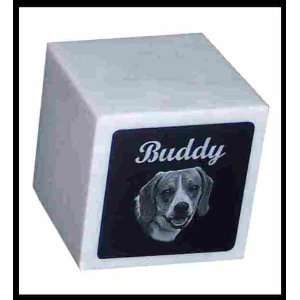   Urn Custom Photo Marker Dog    for Pets up to 55 Lbs. 