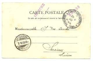   Levant P.O. in Turkey 1903 Postcard Souvenir de Brousse to Switzerland