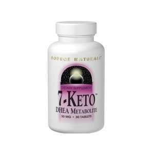 Source Naturals 7 Keto DHEA Metabolite 50mg, 60 tabs (Pack 