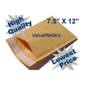  Kraft Bubble Padded Envelopes Bubbled Mailers 7.5X12