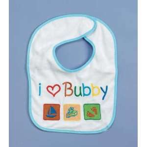  Terry Baby Bib   I Love Bubby Toys & Games