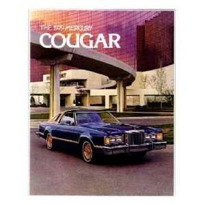    1979 MERCURY COUGAR Sales Brochure Literature Book Automotive