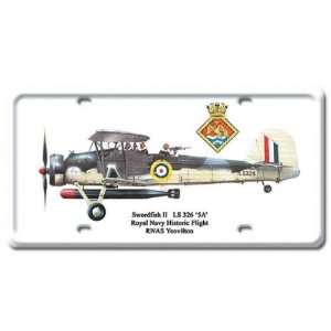  Swordfish II Aviation License Plate   Victory Vintage 