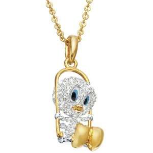  Swingin Tweety Pendant Jewelry