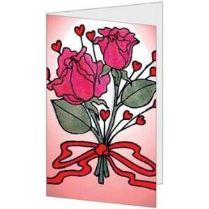 Sweetest Day Sweetie Rose Greeting Card (5x7) by QuickieCards. Always 