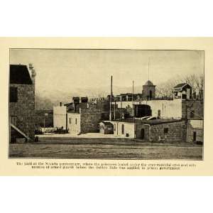 1912 Print Nevada Penitentiary Building Jail Prison Golden 