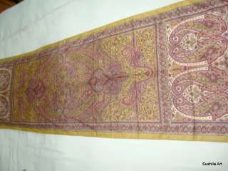 18x67 inches Indian Art Crepe Silk Printed Stole, Scraf  