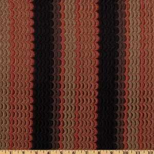  52 Wide Jacquard Sweater Knit Brown/Black Fabric By The 