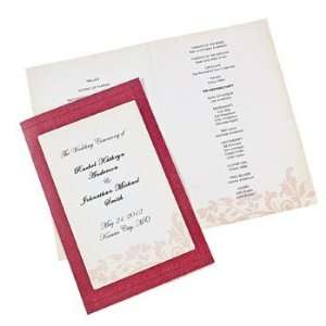   Red Wedding Programs   Invitations & Stationery & Programs & Bulletins